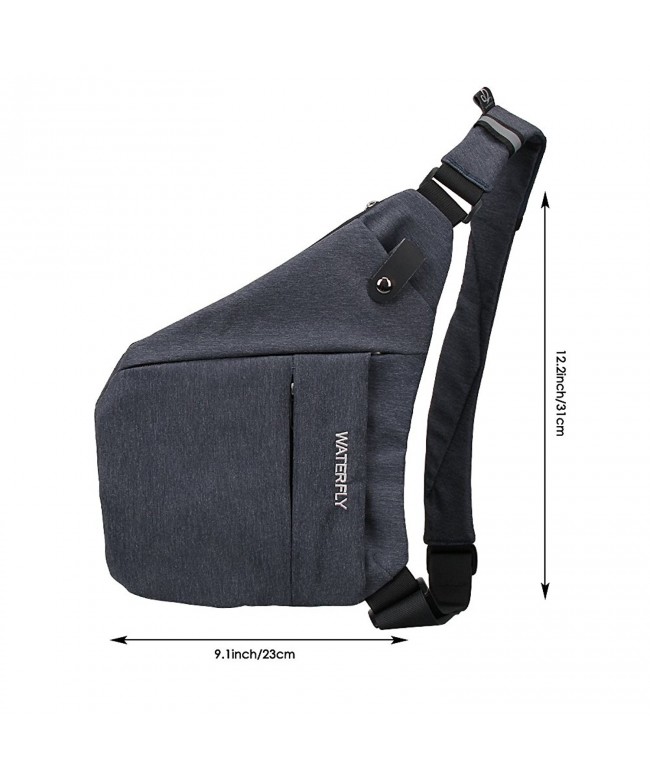 Sling Bag Lightweight Casual Daypack Chest Shoulder Bag for Men Boy ...