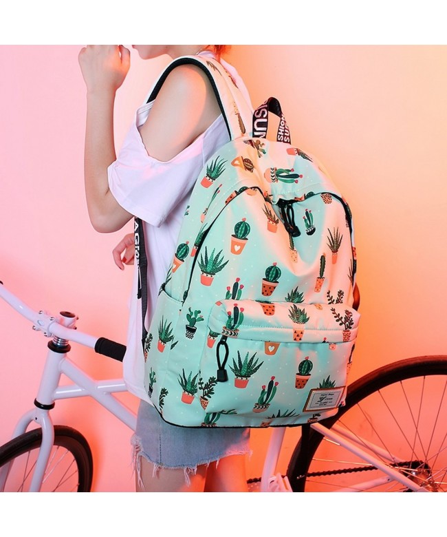 Fashion Leisure Backpack for Girls Teenage School Backpack Women Print ...