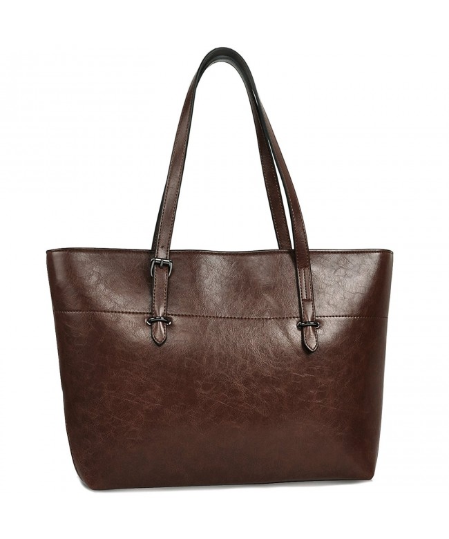 Leather Handbags Capacity Shoulder YAAMUU