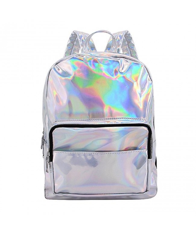 Orfila Hologram Backpack Leather Shoulder