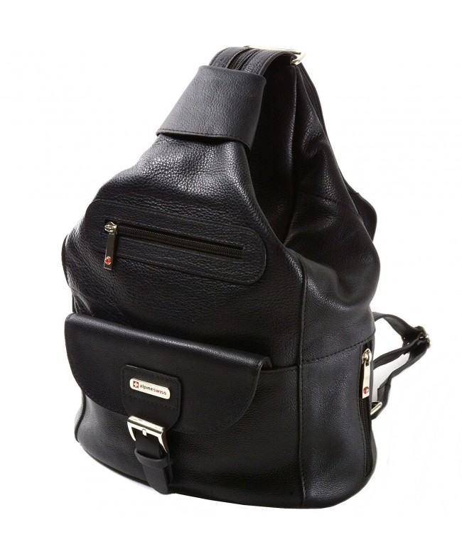 Alpine Swiss Genuine Backpack Handbags