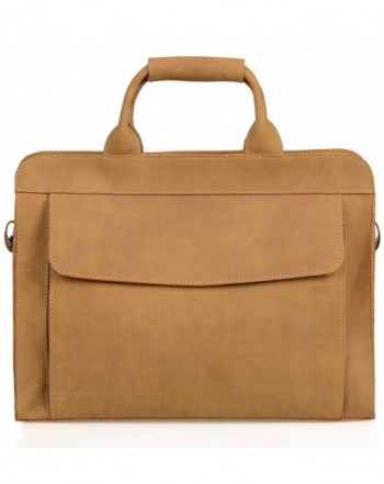 AIDERLY Briefcase Leather Messsenger Business