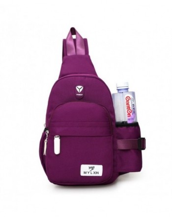 Womens Resistant Shoulder Backpack Purple