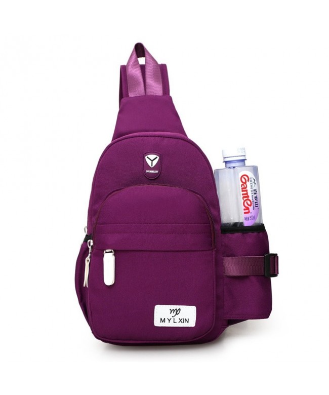 Womens Resistant Shoulder Backpack Purple