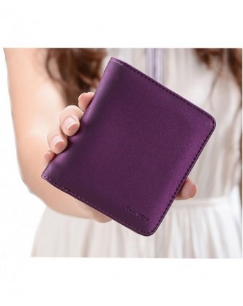 Compact Bifold Leather Pocket Wallet