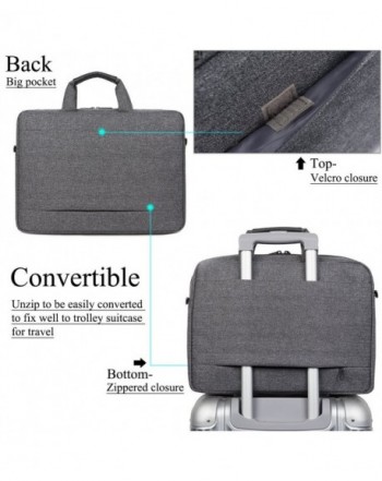 Capacity Resistant Briefcase Messenger - Dark Grey - CM1800K38RY