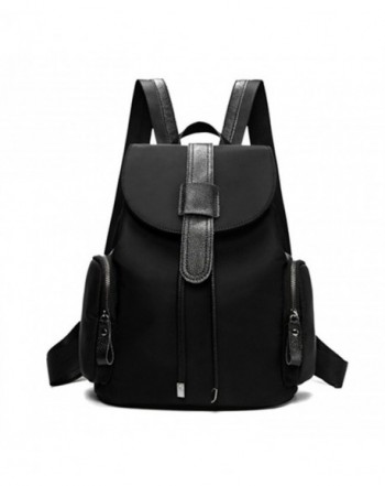 Toupons Backpack Drawstring Daypack Black 1