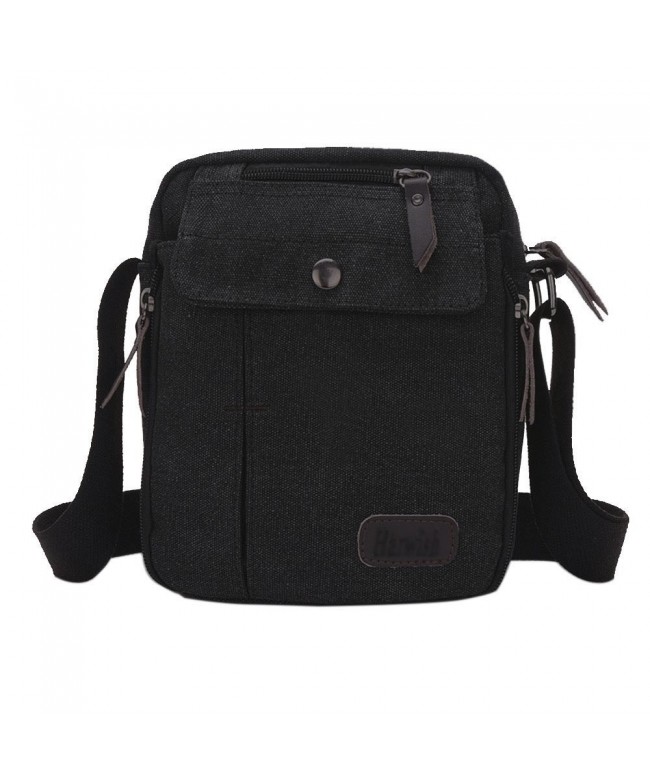 Harwish Men's Multifunctional Canvas Messenger Handbag Outdoor Sports ...