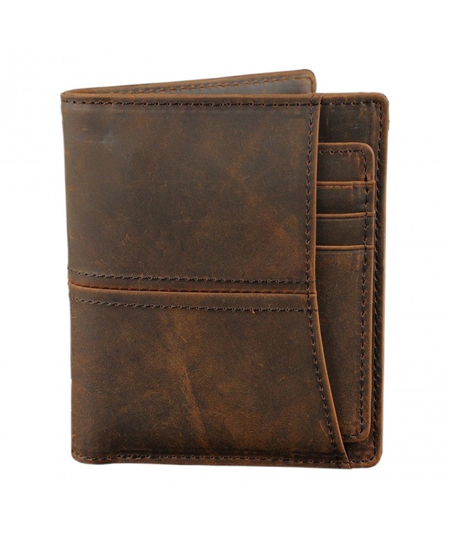 Leaokuu Genuine Leather Passcase Vertical