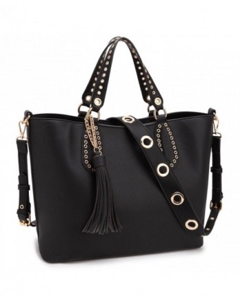 DASEIN Leather Shoulder Satchel Handbags