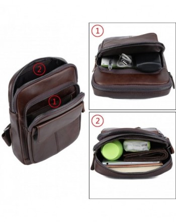 Genuine Leather Shoulder Backpack - 3_ Coffee - C8188O8KNZA