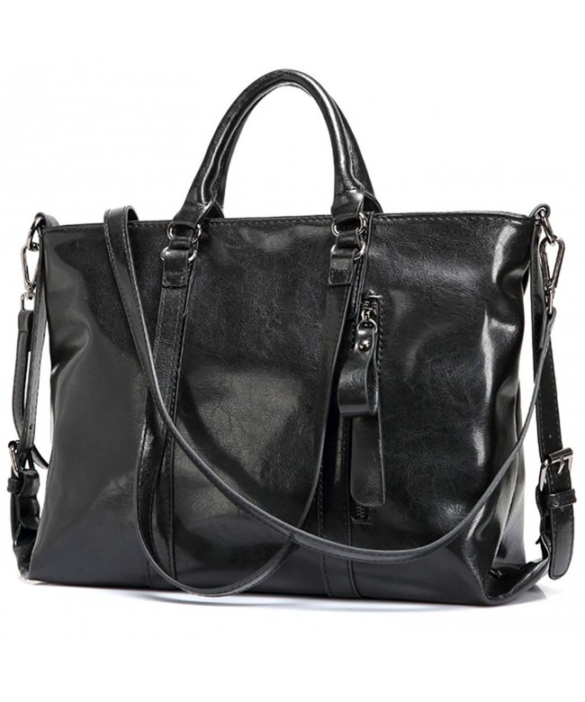 ROCHVIE Leather Waterproof Handbags Shoulder