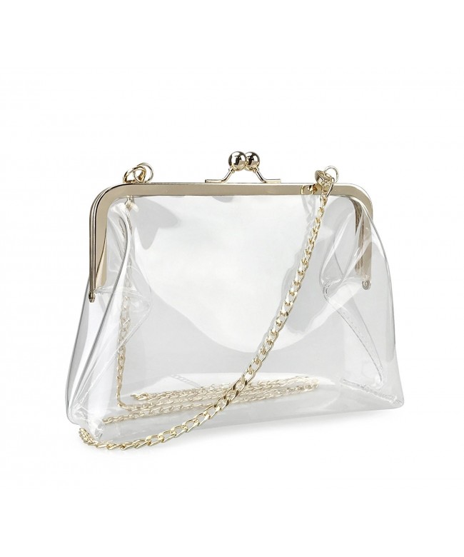 Hoxis Clear Transparent Womens Clutch