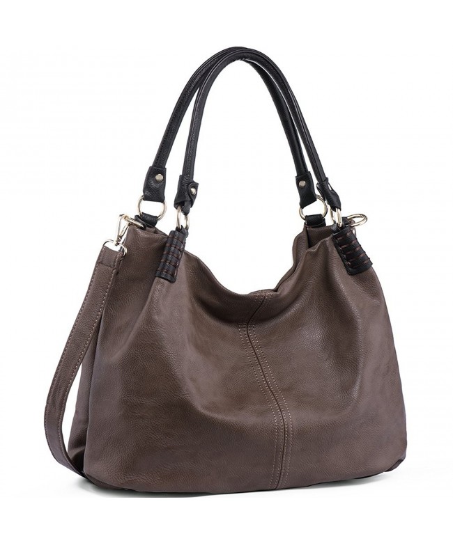 WISHESGEM Handbags Shoulder Crossbody Chestnut