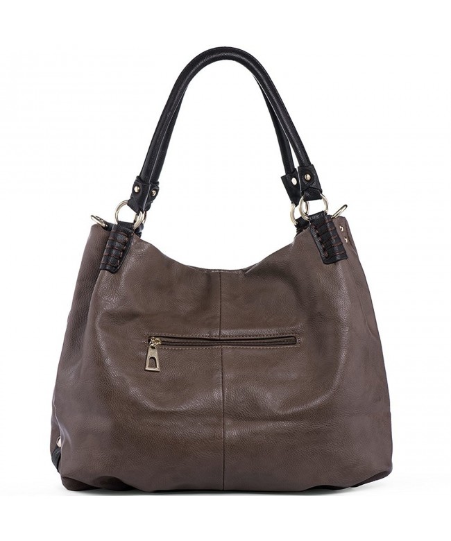 Women Handbags PU Leather Fashion Double Handle Shoulder Bags Crossbody ...