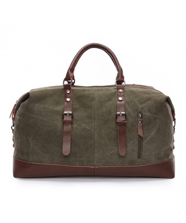 Canvas Travel Duffel Bag Weekender Extra Large Tote Satchel Handbag ...