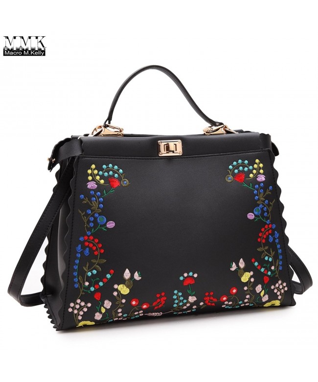 Collection Embroidered Women Design Handbag Hobo Satchel MA XL 21 7490 FL