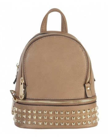 Rimen Leather Studded Backpack BB 3851