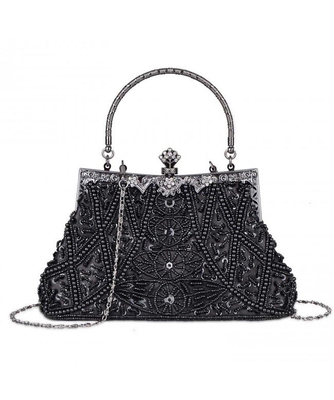 Vintage Sequined Evening Wedding Handbag