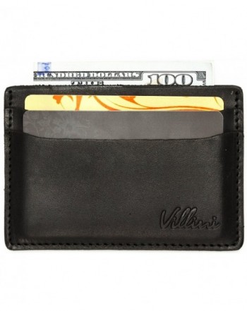Villini Leather Slim Credit Holder