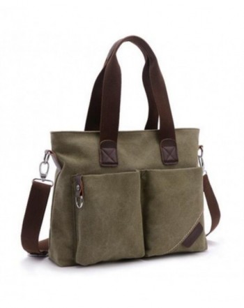 Handle Satchel Handbags Canvas Shoulder