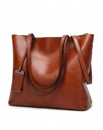 Diophy PU Leather Front Push Lock Pocket Two Tone Structured Tote Womens Purse Handbag PS-3374 AB-030