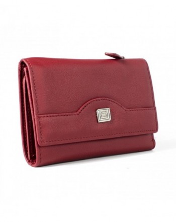 Ladies Compact Leather Trifold Protection