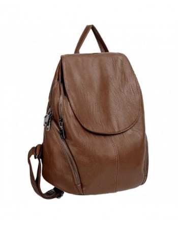 UTO Backpack Capacity Rucksack Bag_Brown