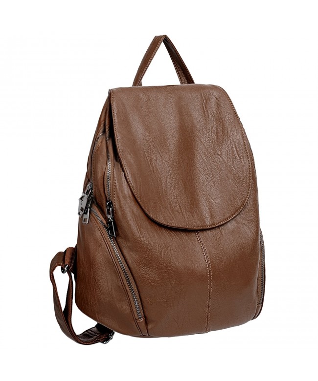 UTO Backpack Capacity Rucksack Bag_Brown