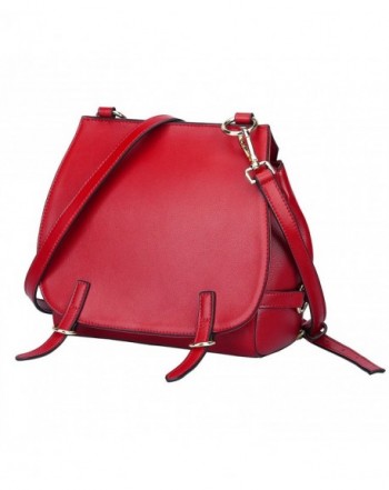 Clearance Designer Handbags Shoulder Crossbody - Red - CX12NAIKZLB