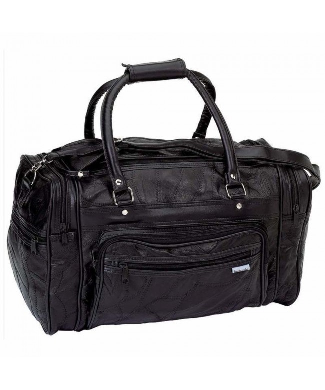 Maxam Leather Tote Barrel Bag