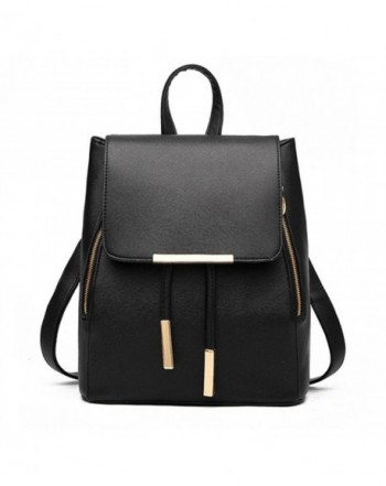 Backpack Leather Capacity Rucksack Shoulder
