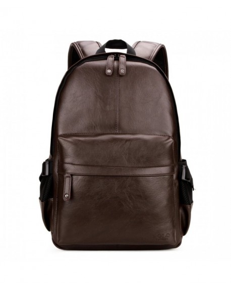 Man Leather Backpack Laptop Bag For 15inch Business Backpack For Men ...