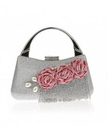 Flowered Tassels Handbags Wedding Evening