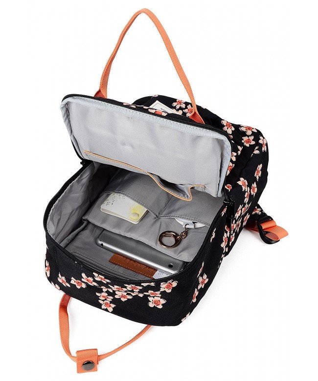 HotStyle Personalized Waterproof Backpack - D190A Wintersweet Black ...