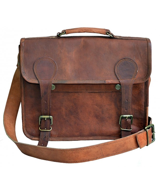 Genuine Leather messenger shoulder briefcase