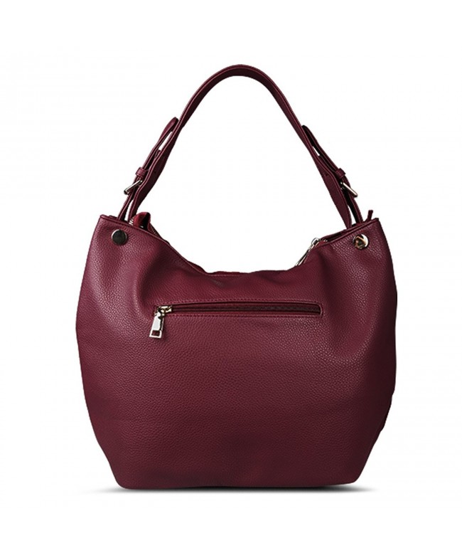 Women's Genuine Leather Suede Purse Shoulder Bag Casual Hobo bag - Dark ...