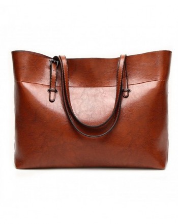 Leather Commute Handbag Shoulder Satchel
