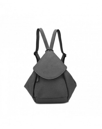 SIMPLE POCKET Leather Shoulder Backpack