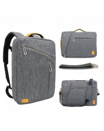17.3 Inch Convertible Laptop Backpack Gray