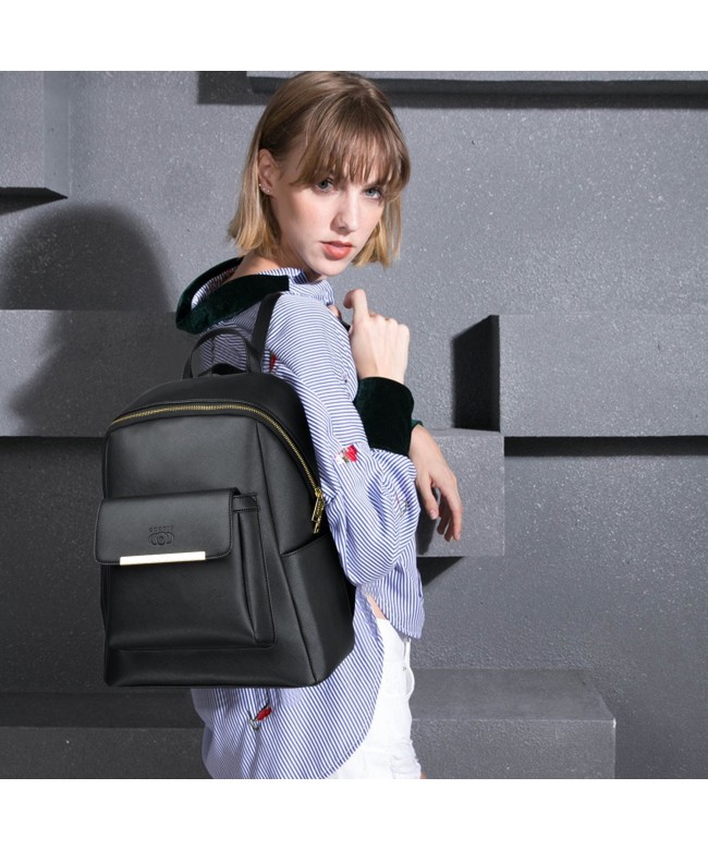 Leather Backpack for Girls Backpack Casual Daypack Women Leather ...