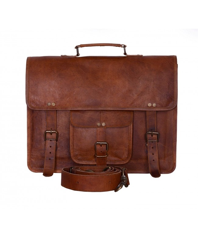 Komals Passion Leather Messenger briefcase