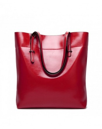 Leather ZZSY Handbags Capacity Shoulder