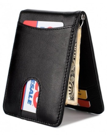 Wallet Leather Front Pocket Blocking