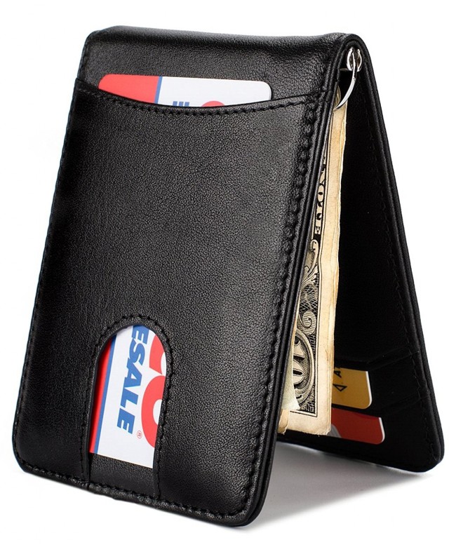 Wallet Leather Front Pocket Blocking